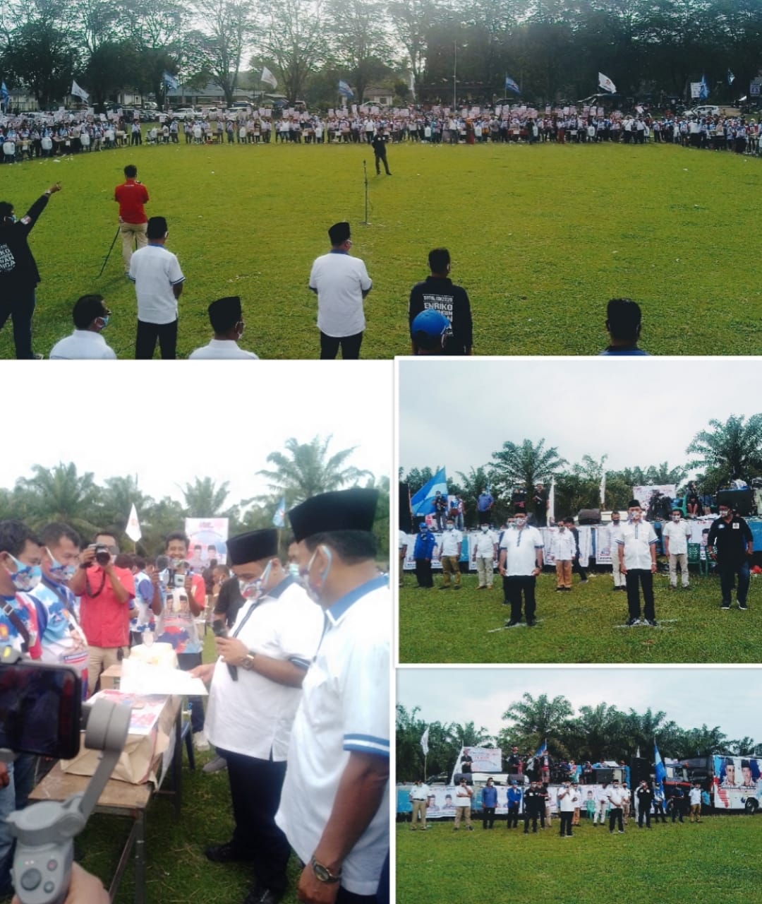 Tim Pemenangan Hasim-TPS di 32 Kecamatan se Kabupaten Simalungun Dilantik