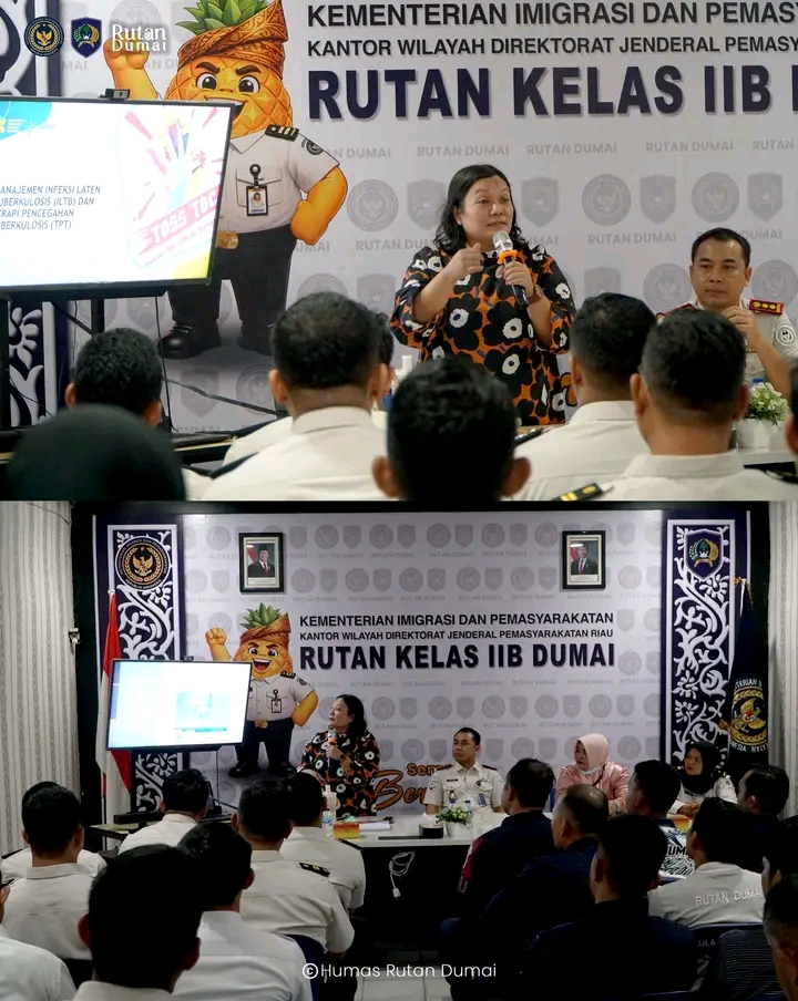 Rutan Dumai Terima Penyuluhan TBC dari Puskesmas Bumi Ayu