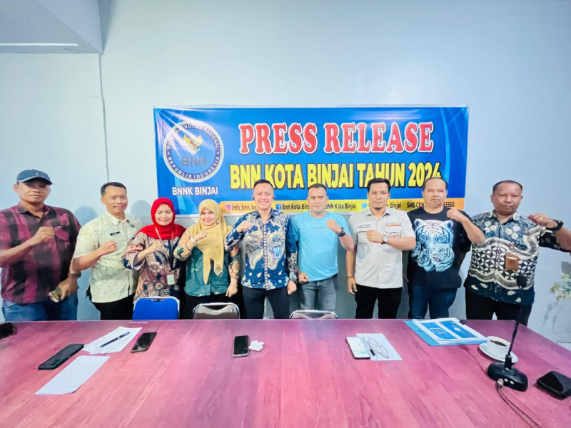 BNNK Binjai Gelar Press Release Akhir Tahun 2024