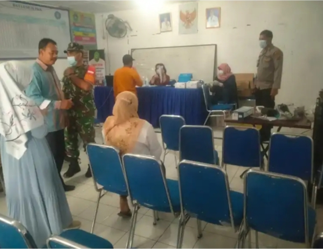 Polsek Beringin kembali Gelar Vaksinasi dalam Mendukung Percepatan Vaksinasi