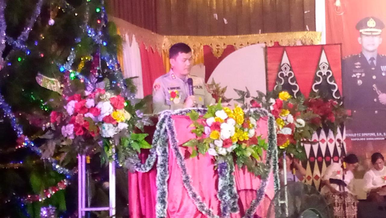 Polres Simalungun Rayakan Natal 2022, Kapolres: Wujudkan Sukacita Natal Dalam Melayani Masyarakat