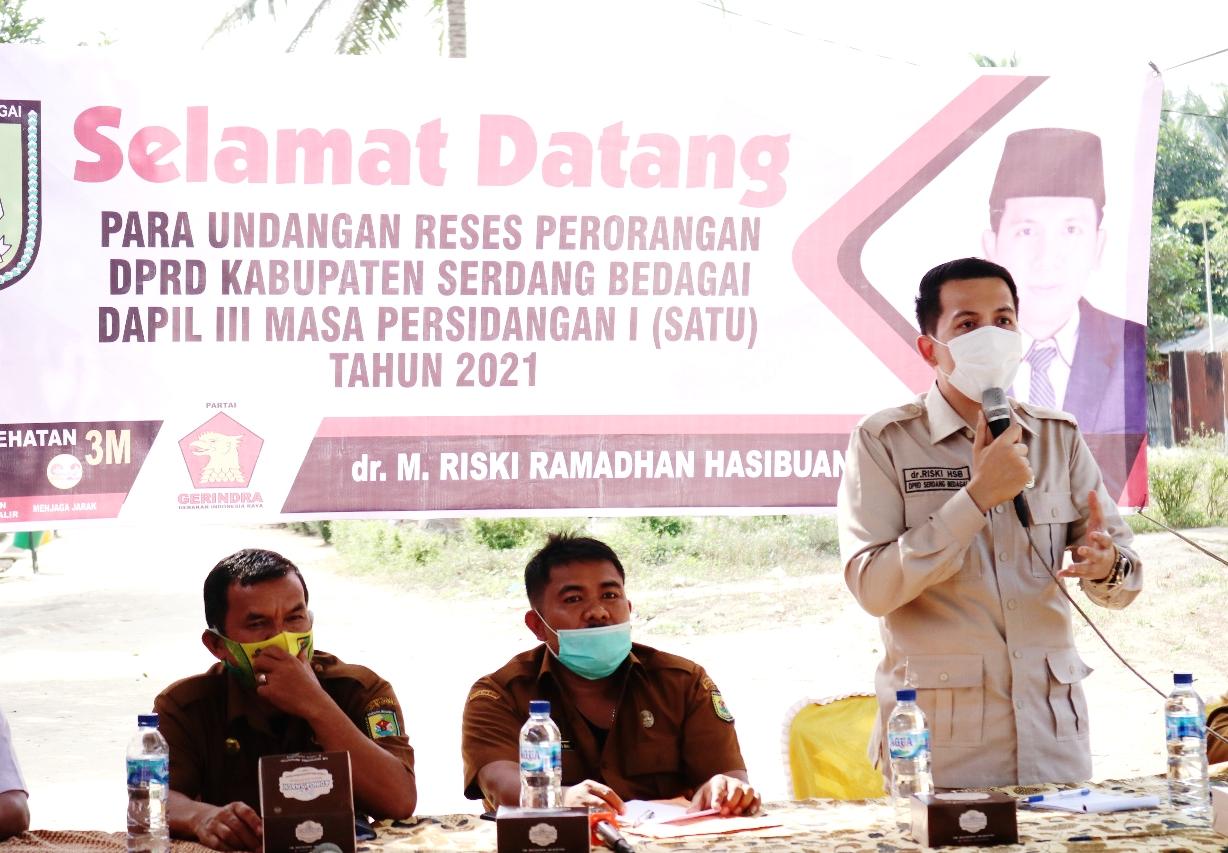 Gelar Reses, Ketua DPRD Sergai:  Aspirasi Masyarakat Akan Disinkronisasi Ke Pokir  dan Program Kerja