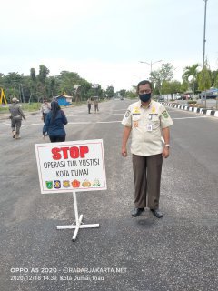 Tegakkan Pergub no 4 Tahun 2020, Satpol PP Kota Dumai Giat Razia Masker