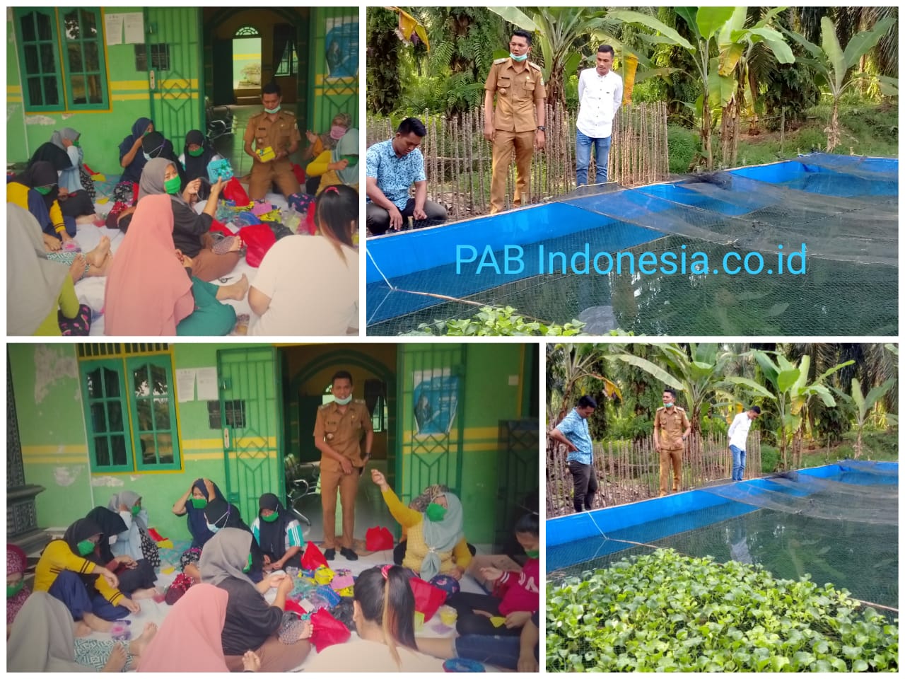 Pemdes Firdaus Estate Bantu 5000 Bibit Ikan Gurame ke Kelompok Masyarakat