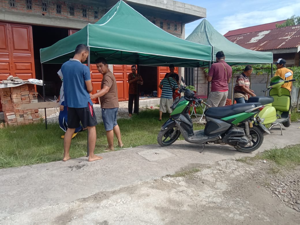 Cepat Tanggap Banjir MHC Bersama Warga Bukit Datuk Lama Dirikan Posko
