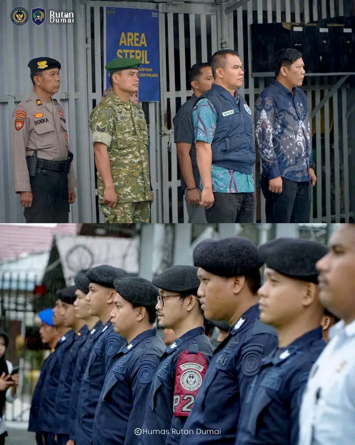 Rutan Dumai Gelar Ikrar Bersih dari Handphone Ilegal, Narkoba, dan Penipuan