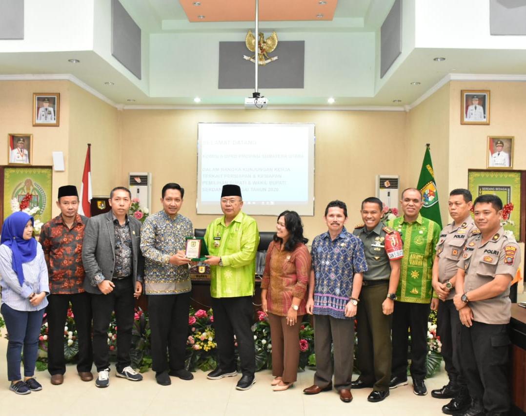 Bupati Sergai, Ir H Soekirman Menyambut Baik Kunjungan Kerja Komisi A DPRD Provinsi Sumatera Utara