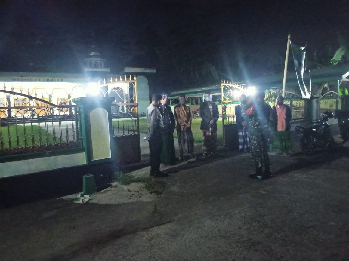 Sinergi TNI Polri Himbau Pengurus Masjid Al Ikhlas Karangnongko