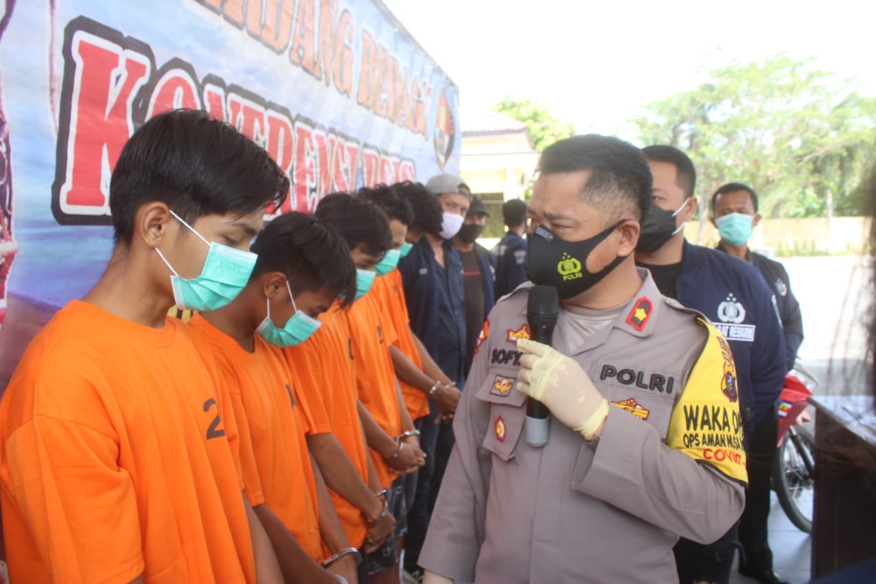 5 Tersangka Pemerkosa Siswi SMP diringkus Polres Sergai 