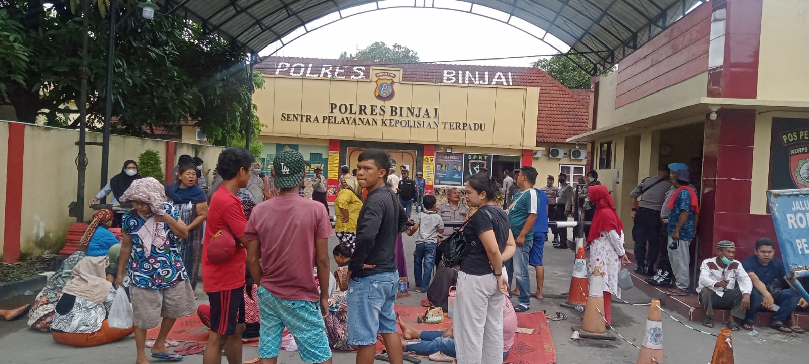 Lagi, Ratusan Warga Beguldah Gruduk Mapolres Binjai