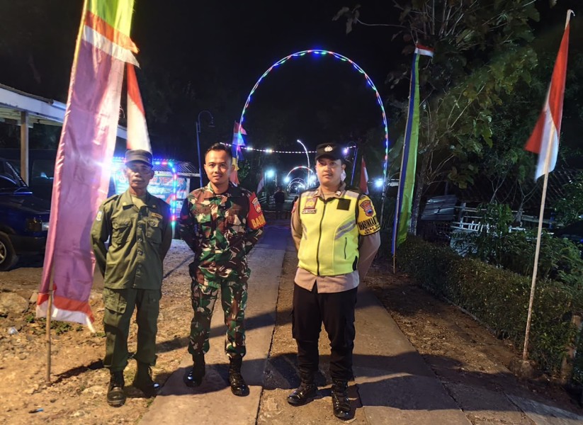 Patroli Malam Koramil 08 Giriwoyo, Jaga Kondusivitas Wilayah