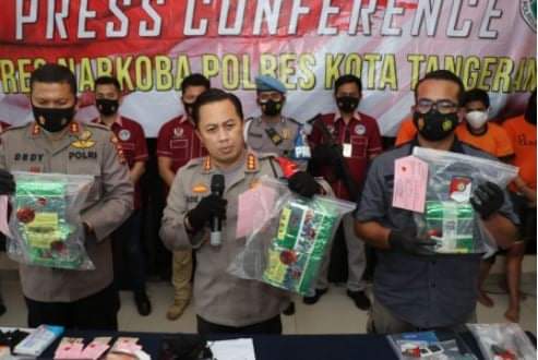 Polisi Berhasil Ungkap Sindikat Narkoba Jaringan Malaysia Di Tangerang