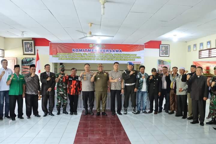 Pemkab, TNI, Polri, dan Tokoh Masyarakat Bangun Komitmen Berantas Perjudian di Dairi