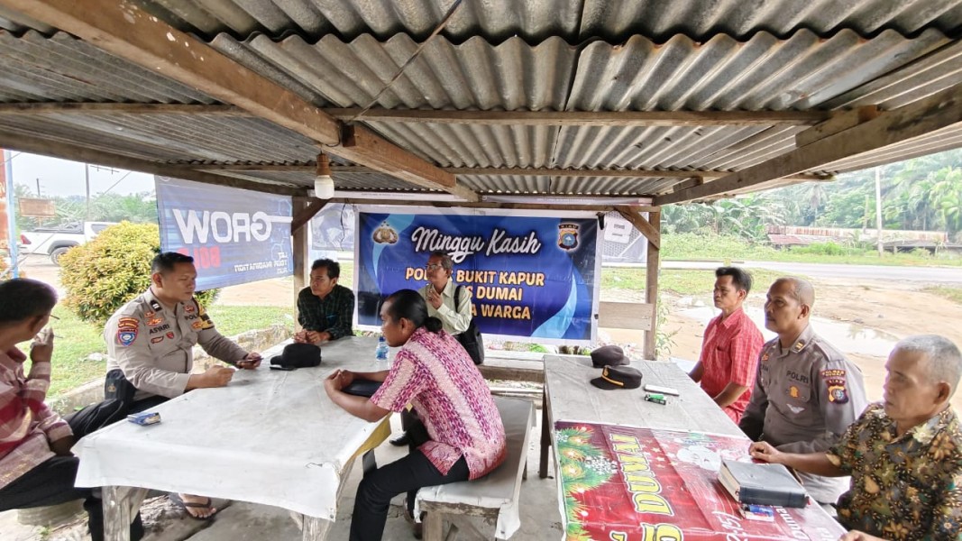 Polsek Bukit Kapur Gelar Program Minggu Kasih