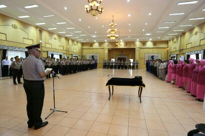 Kapolda Sumut Lantik 300 Orang Pimpin Pelaksanaan Serah Terima Jabatan PJU Polda Sumut dan Kapolres