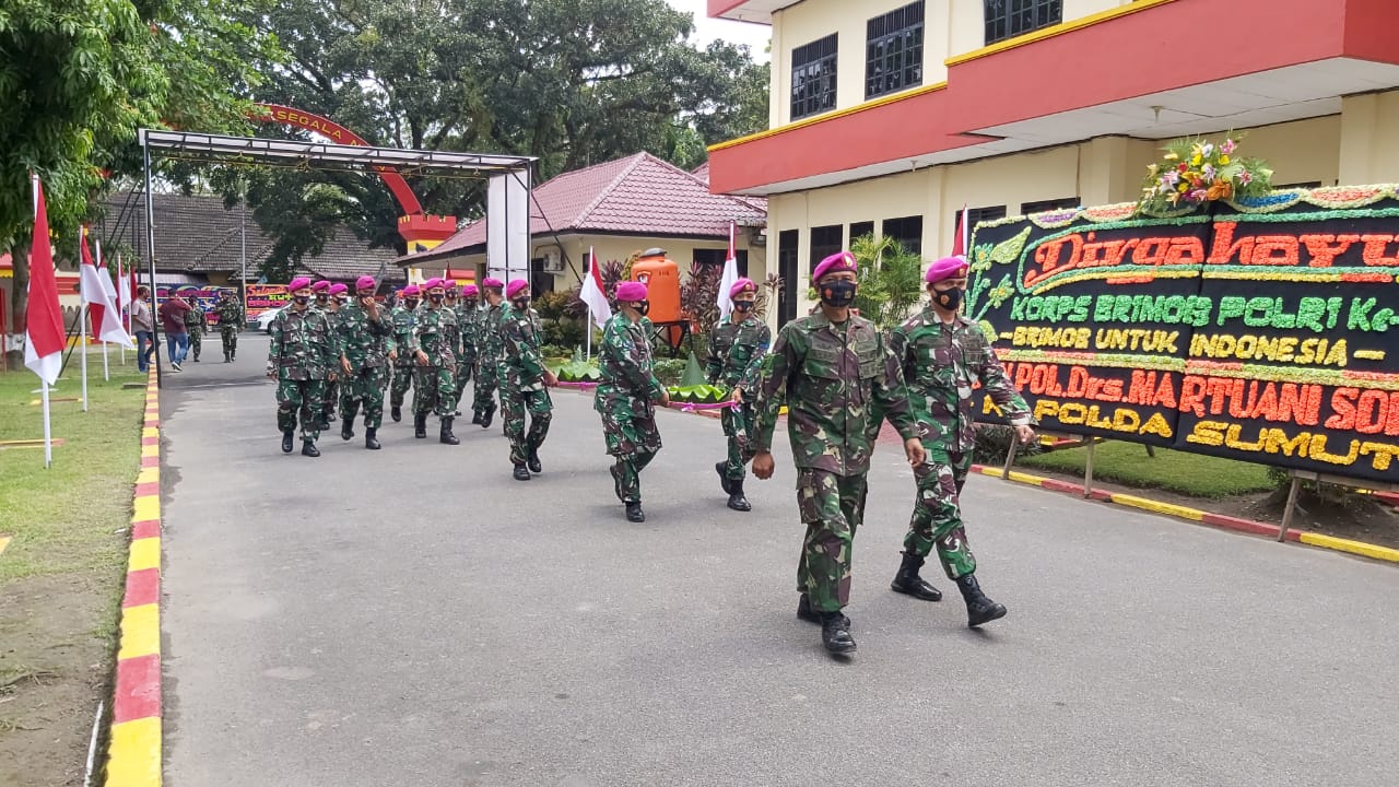 HUT Korps Brimob ke-75, Yonmarhanlan I Beri Kejutan ke Mako Satbrimob Poldasu