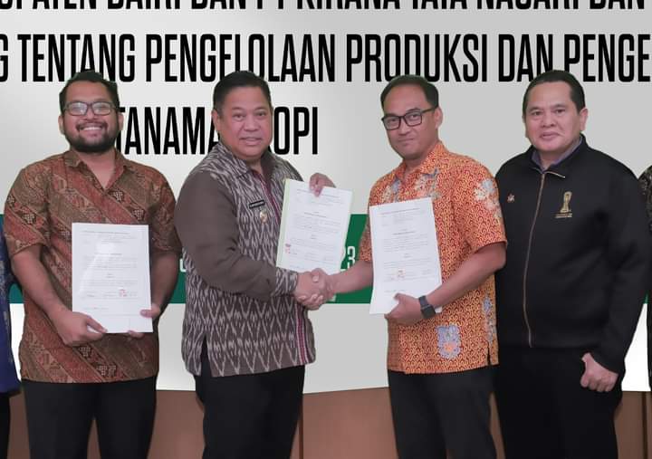 Bupati Eddy Berutu Gandeng Perusahaan Swasta Kembalikan Kejayaan Kopi Sidikalang