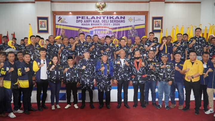 Pengurus AMPI Kabupaten Deli Serdang 2021-2026 Resmi Di Lantik.