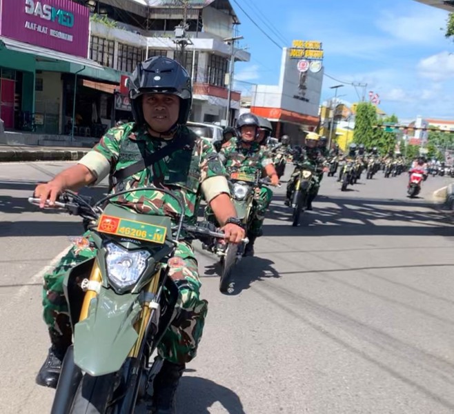 Patroli Tangguh Kodim 0728/Wonogiri Dalam Menjaga KondusifitasWilayah