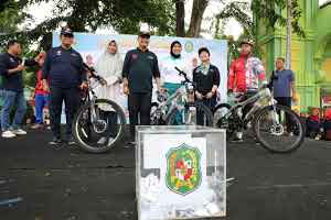 Car Free Day Dimeriahkan Peringatan Hari Kesehatan Nasional ke-54 Kota Medan
