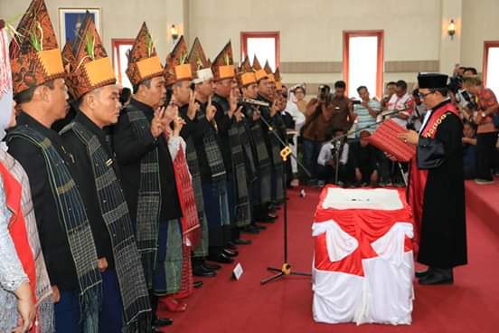 50 Anggota DPRD Kabupaten Simalungun Periode 2019-2024 Didominasi Wajah Baru