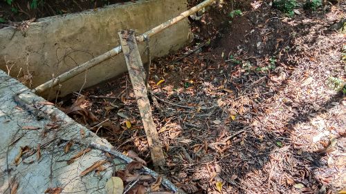 Rehap PSAB Desa Pagindar Diduga Dikerjakan Asal Jadi