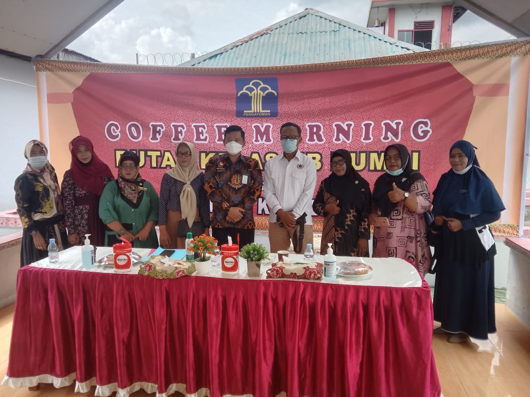 Coffee morning insan pers dengan Rutan Kelas IIB Dumai