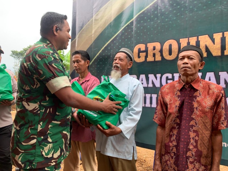 Groundbreaking Jembatan Gantung Garuda Di Wilayah Kodim Wonogiri Akan Menghubungkan Dua Desa Satu Kelurahan