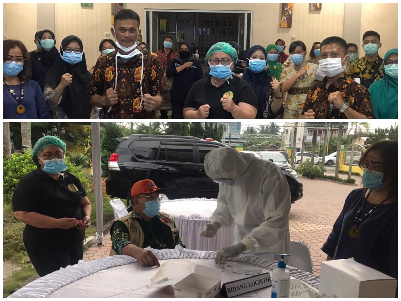 Bupati Sergai Tes Swab,  deteksi dini terkait infeksi Covid-19