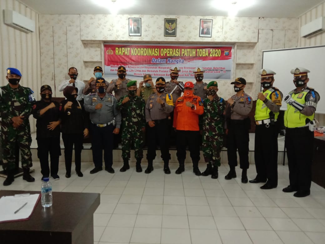 Kapolres Batu Bara AKBP Ikhwan SH MH Pimpin Apel Pembukaan Oprasi Patuh Toba 2020
