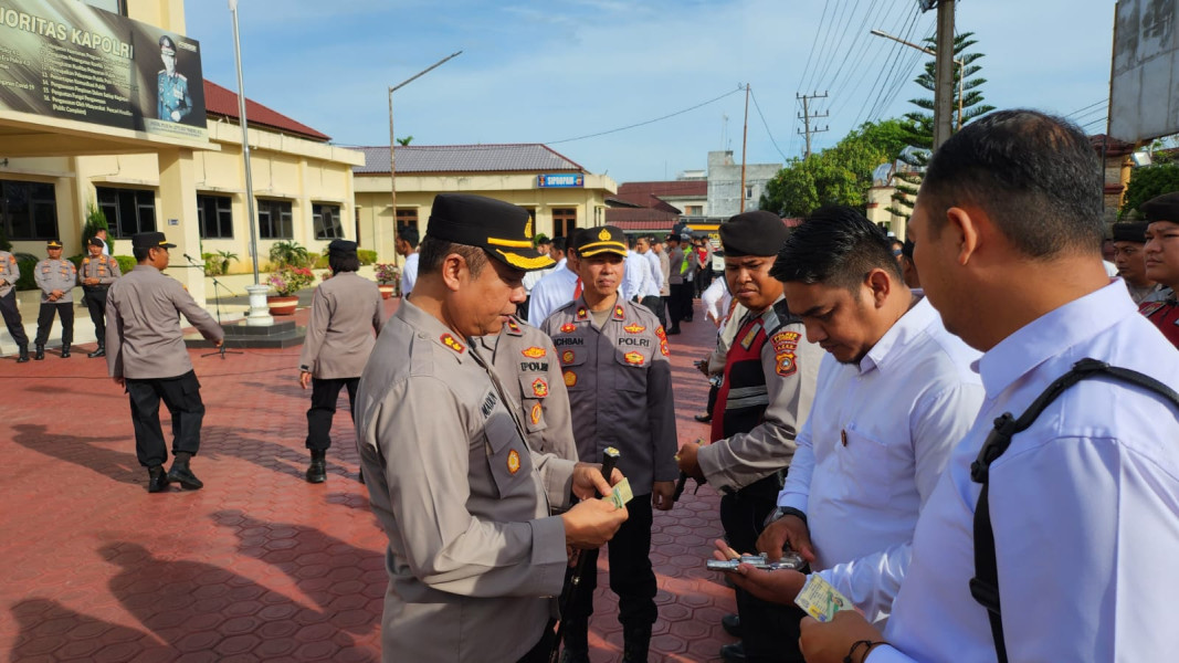 Persiapan Dini Pemilu 2024, Kapolres Langsa Cek Kesiapan Personel