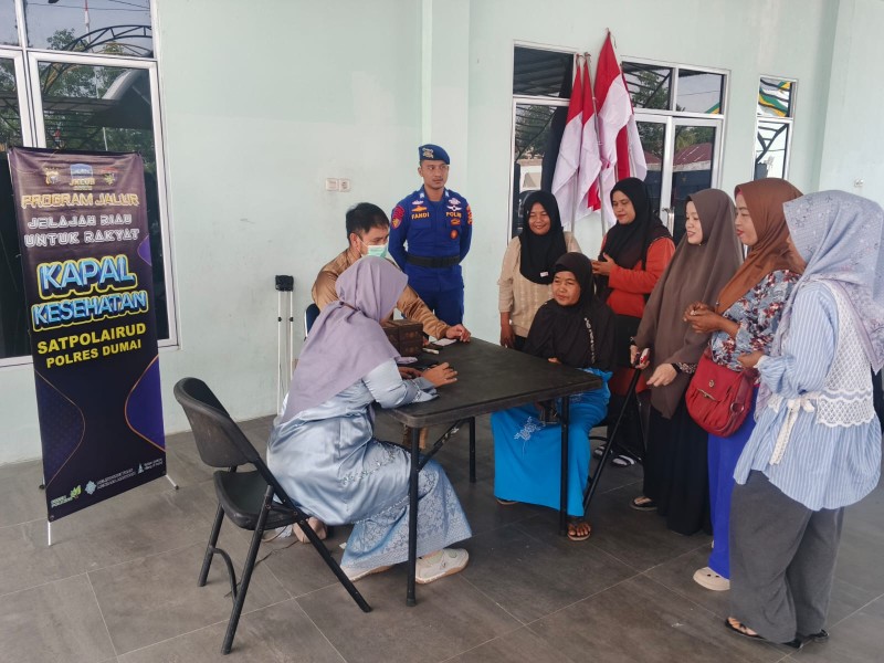 Polres Dumai Laksanakan Program JALUR, Berikan Layanan Humanis ke Masyarakat Pesisir TPI Purnama