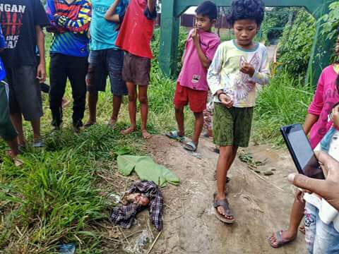 Biadab, Orok bayi Ditemukan Mengapung Dibantaran Sungai Deli 