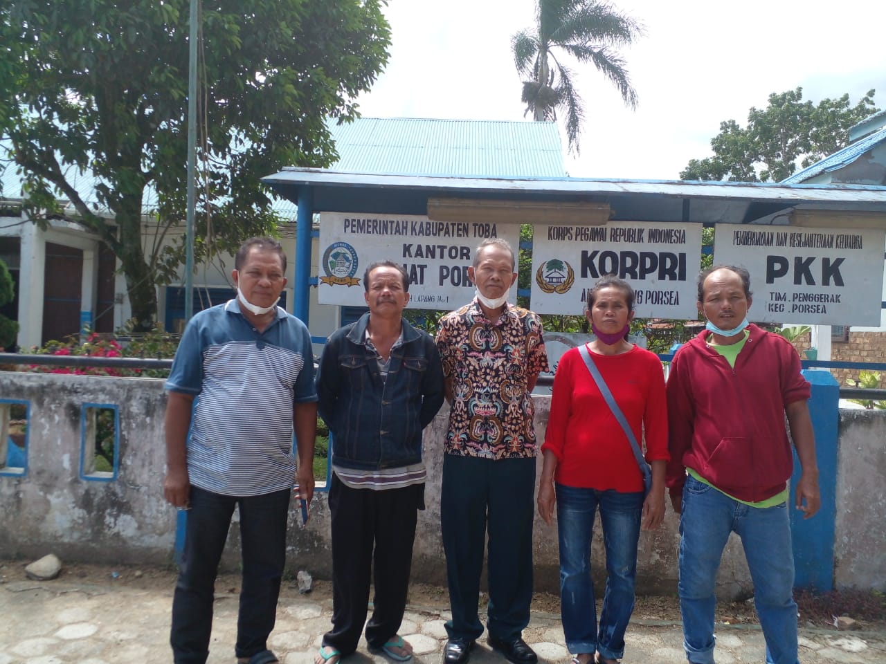 Kistan Sitorus merasa ditipu, tanah yang disewakan diolah jadi milik Penyewa Kores Sirait.