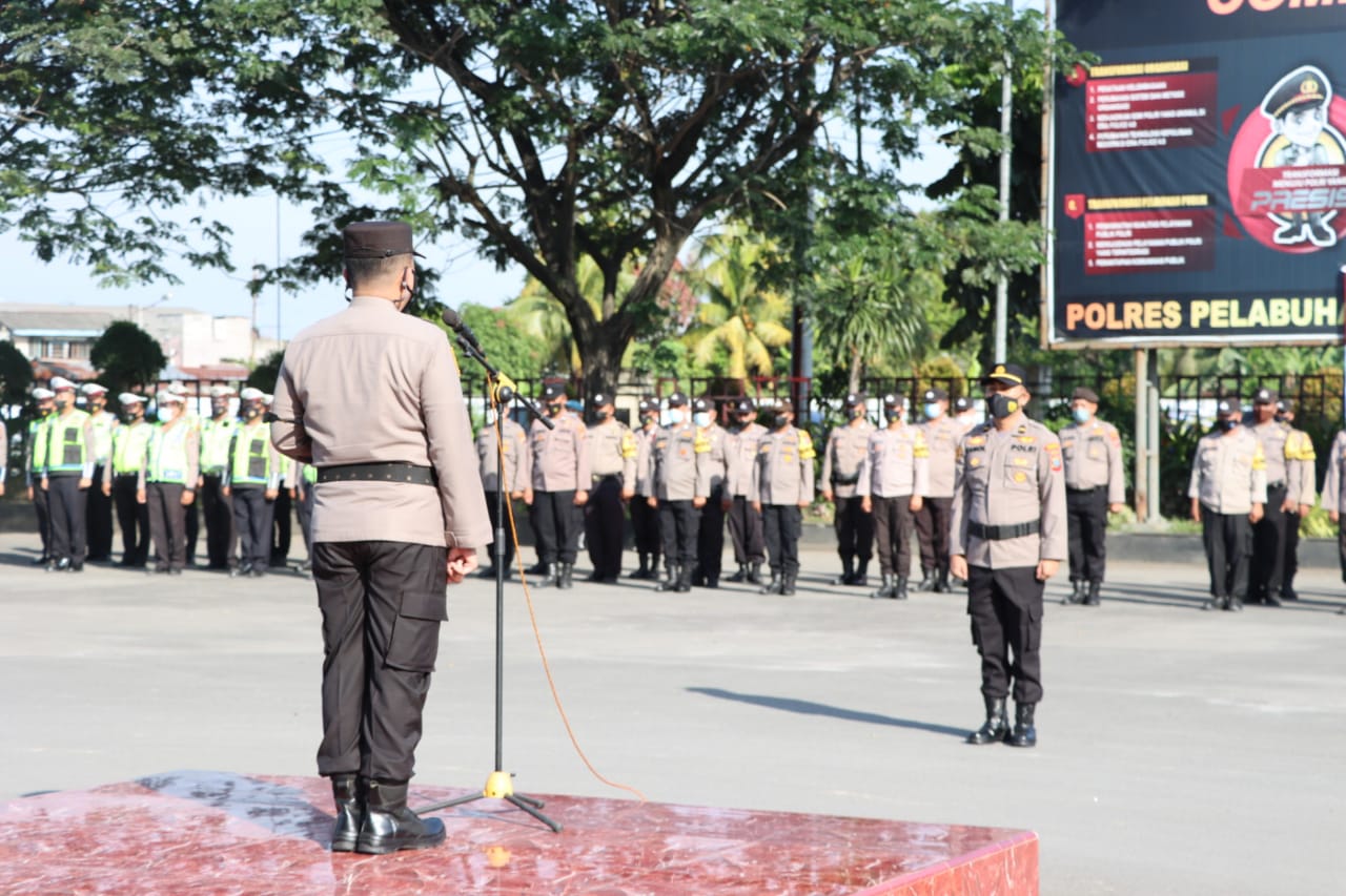 AKBP Faisal Rahmat Pimpin Langsung Apel Gelar Pasukan Operasi Mantap Huta Toba 2022