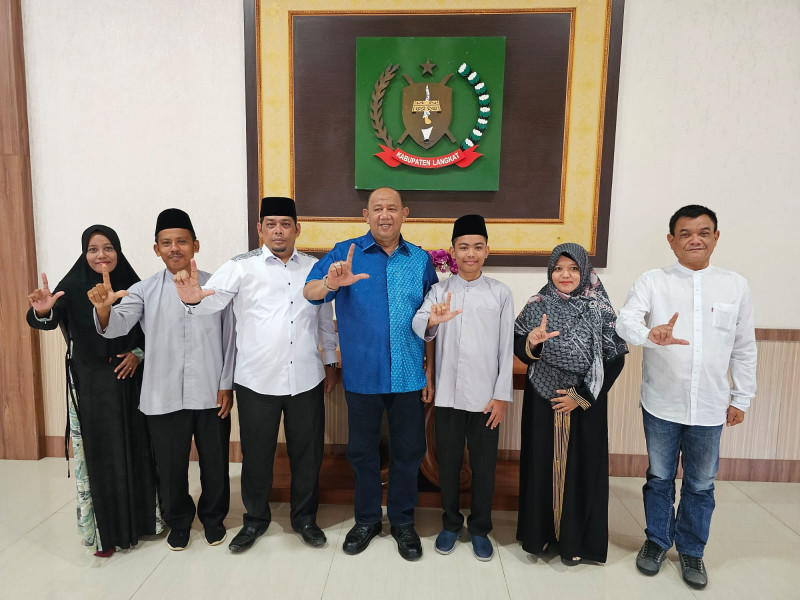 Dua Putra Langkat Ikuti MTQ JQH Tingkat ASEAN & Nasional, Syah Afandin: Ini Kebanggaan