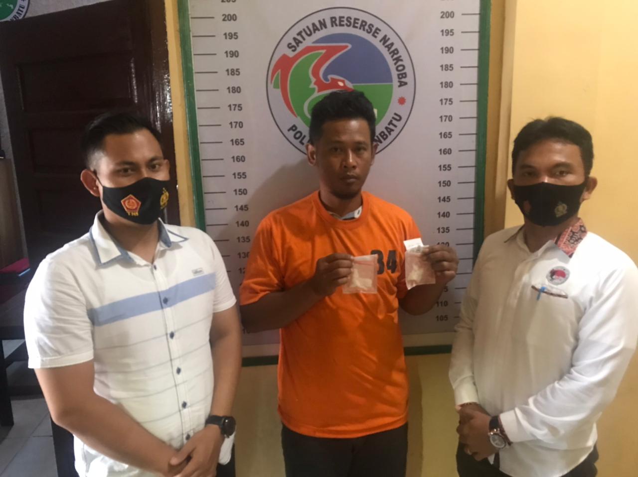 Tersangka Tindak Pidana Narkotika ditangkap Satres Narkoba Labuhanbatu