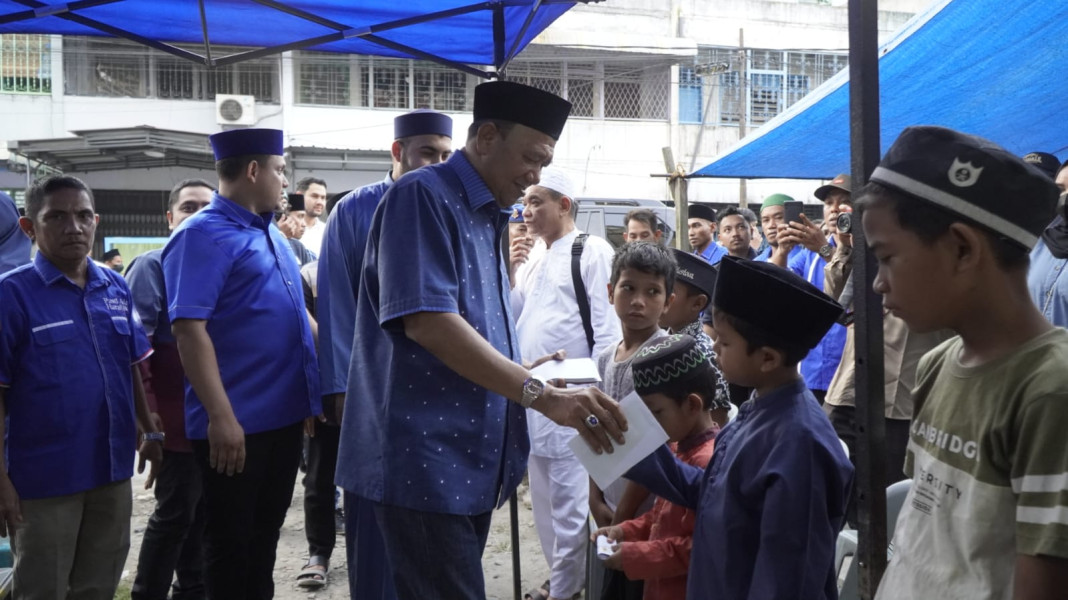 Plt Bupati Langkat Santuni Anak Yatim & Buka Puasa Bersama PCNU
