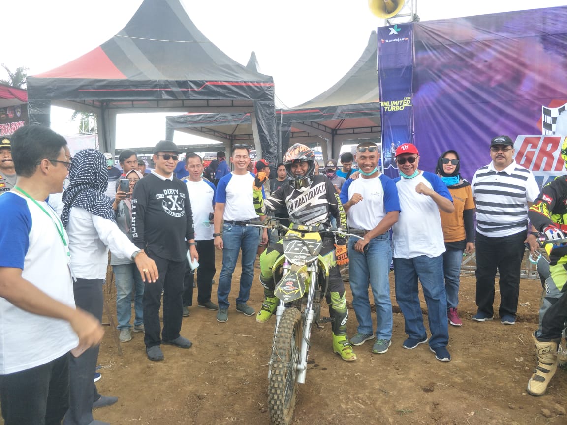 Kasrem 071/Wijayakusuma Hadiri Pembukaan Grasstrack Motocross 2020 Piala Bupati Banyumas