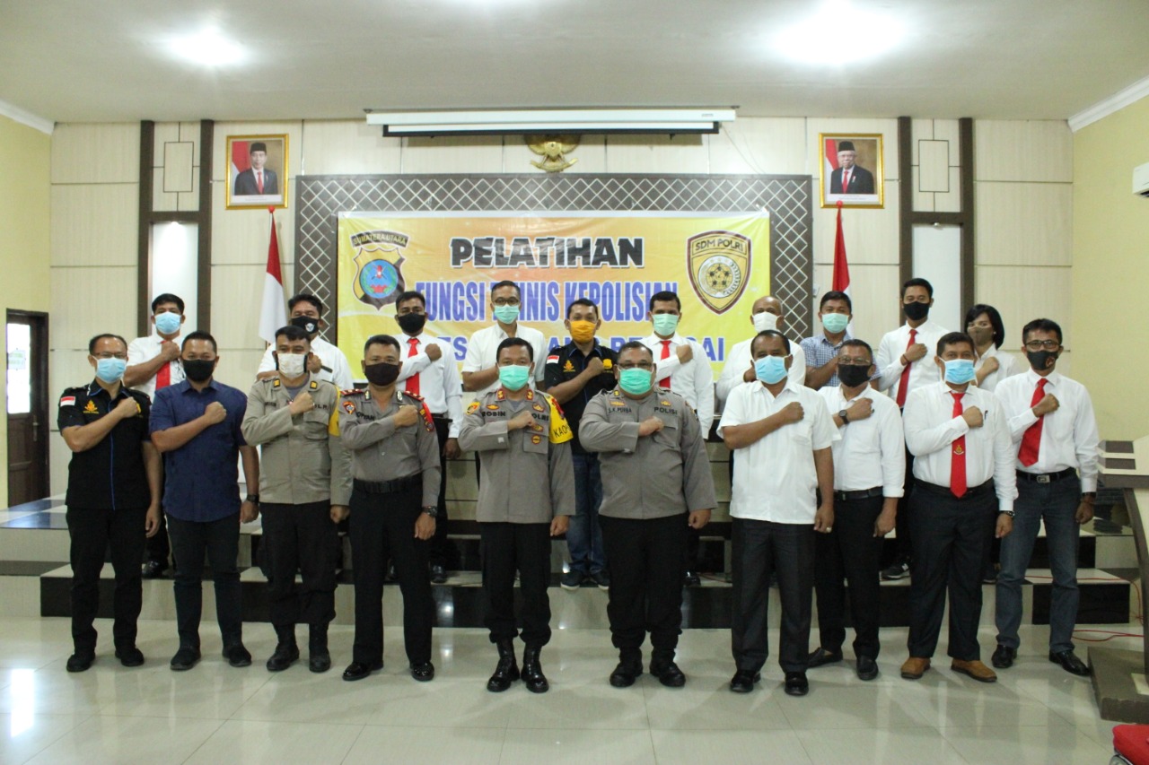 Polres Sergai Gelar Pelatihan  Pungsi Kepolisian 