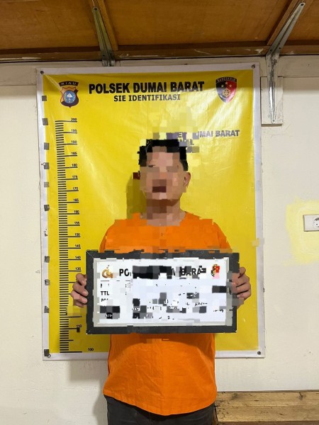 Polsek Dumai Barat Berhasil Mengamankan A.M Atas Dugaan Penyalahgunaan Narkotika.
