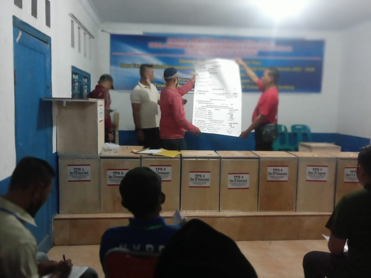 Pemilihan Kepala Desa Tandam Hulu II Kabupaten Deli Serdang berjalan Lancar