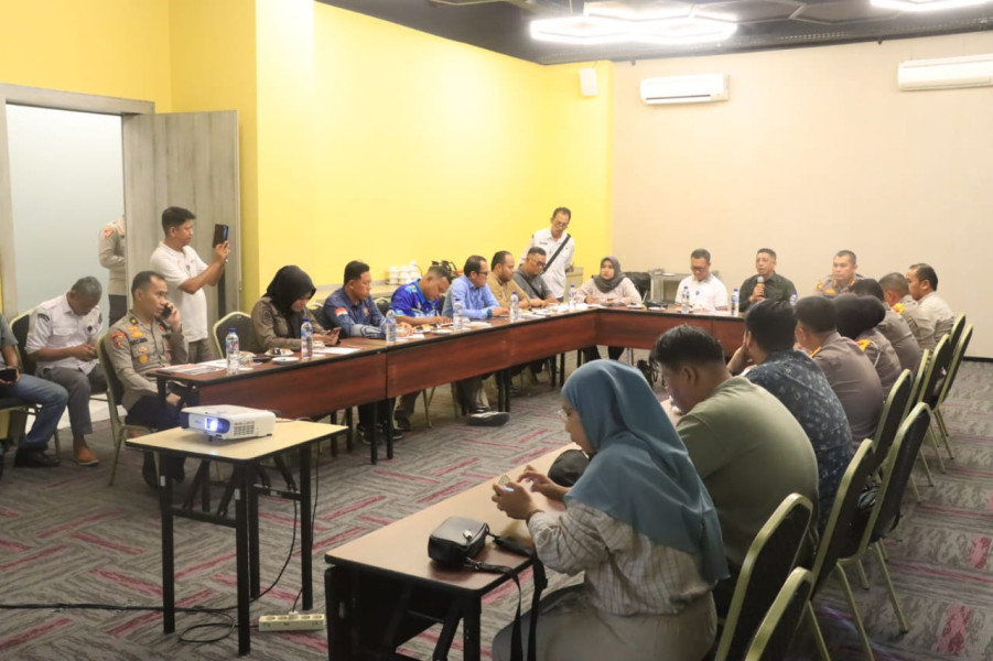 Kapolres Dumai Dalam Sambutannya Penting Dukungan Keamanan Untuk Kelancaran Debat  Publik