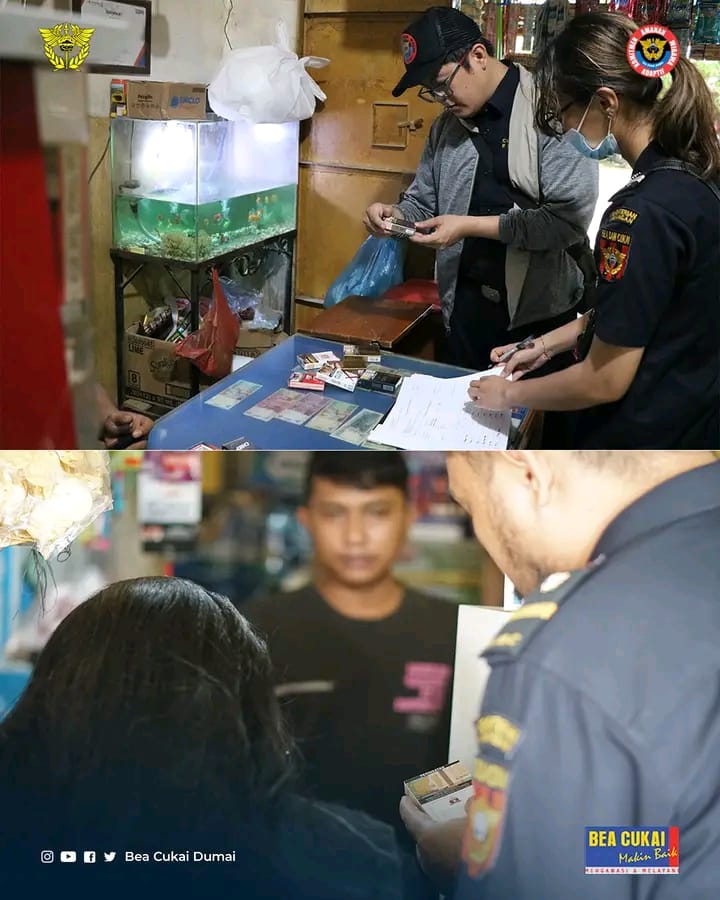 Bea Cukai Dumai Laksanakan Operasi Gempur Rokok Ilegal di Rokan Hilir, Upaya Optimalkan Pendapatan Negara