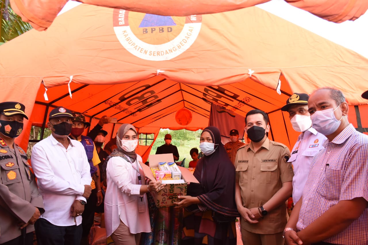 Kemensos RI Tanggapi Surat Ketua DPRD Sergai Turun Langsung Berikan Bantuan Korban Banjir