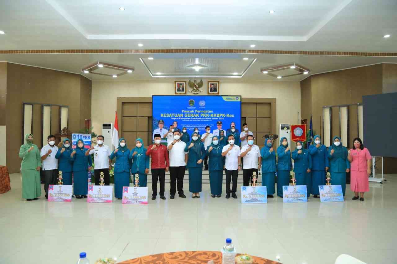 Bupati Labura : Dengan hari gerak PKK KKBPK-KES dapat memberikan motivasi bagi Kader PKK 