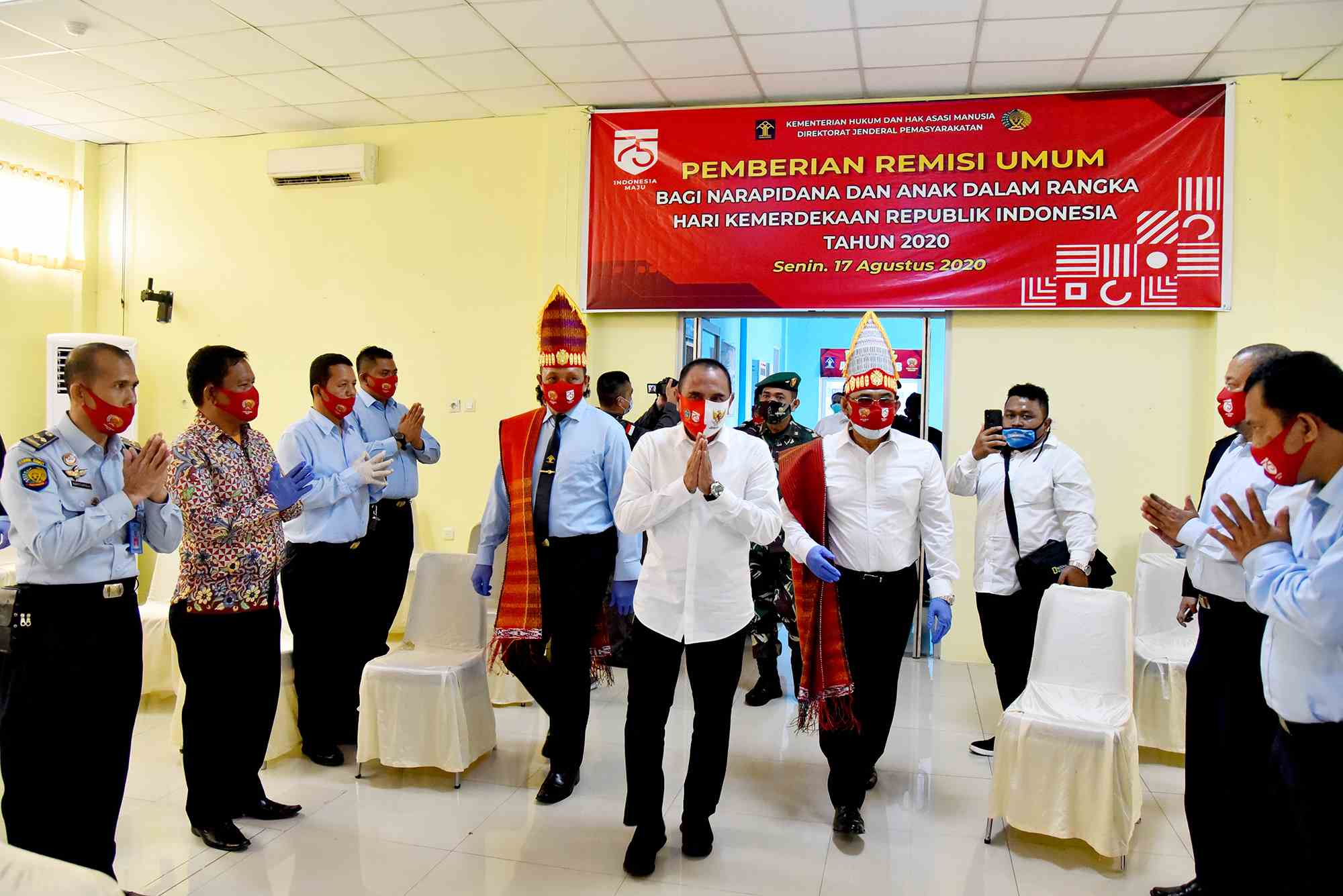 Gubernur Edy Serahkan  SK Remisi 14.660 Napi di Sumut