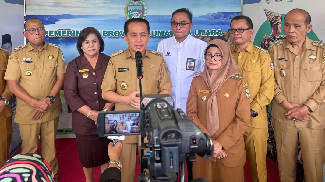 Launching Gerakan Penanganan Inflasi Serentak se-Sumatera Utara bersama Forkopimda