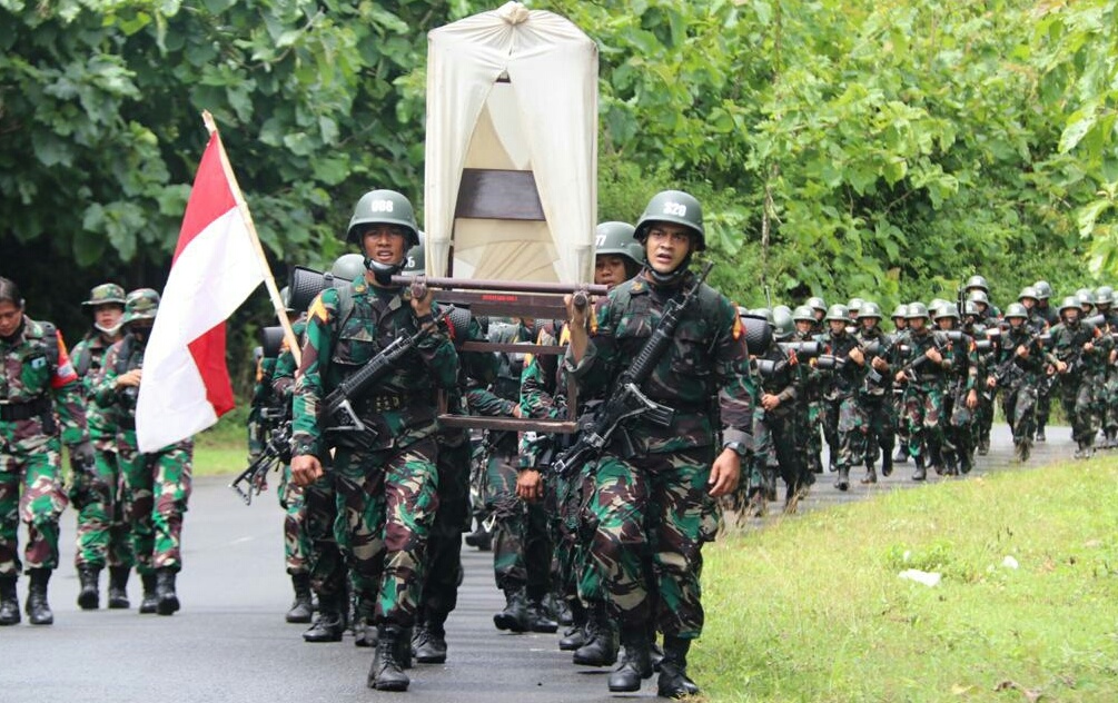 Taruna Akademi TNI Latihan Napak Tilas Rute Gerilya Panglima Besar Jenderal Sudirman