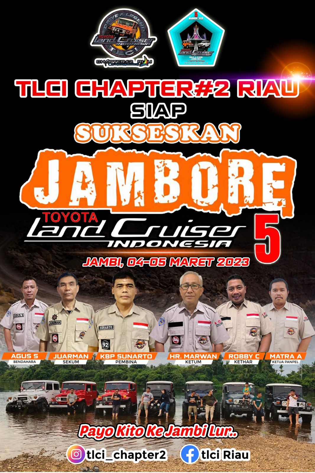Ketua Umum TLCI Chapter#2, HM Raja Marwan : Riau Siap Sukseskan Jambore Nasional V di Jambi
